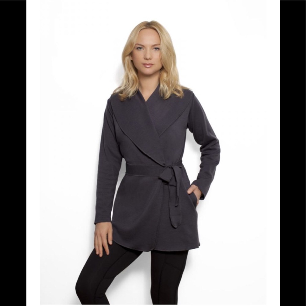 ETIMI Wrap Style Wool Jacket Large
